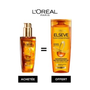 Huile extraordinaire tout type de cheveux + shampoing 200ml